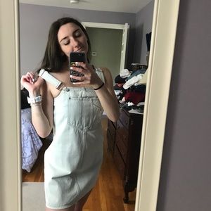 7 For all Mankind Denim Overall Dress